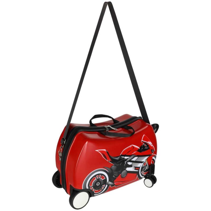 Dječji putni kofer na kotačiće ručna prtljaga MOTOR 8