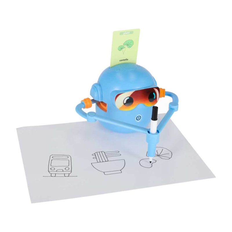 Interaktivna edukativna igračka robot za učenje crtanja, plava 3
