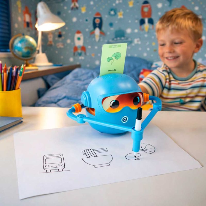 Interaktivna edukativna igračka robot za učenje crtanja, plava 1