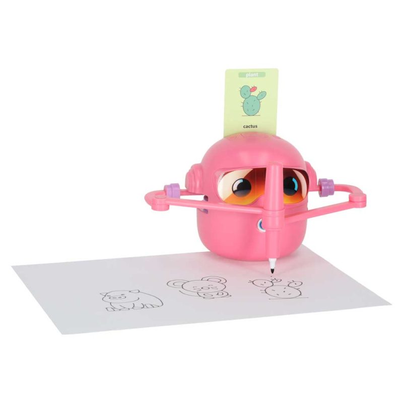 Interaktivna edukativna igračka robot za učenje crtanja, ružičasti 11