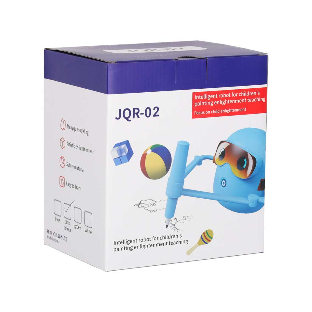 Interaktivna edukativna igračka robot za učenje crtanja, plava 1