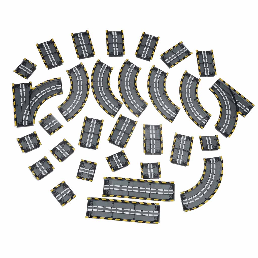 Magnetska trkaća staza za svjetleće automobile 2 vozila 310 elementa 12