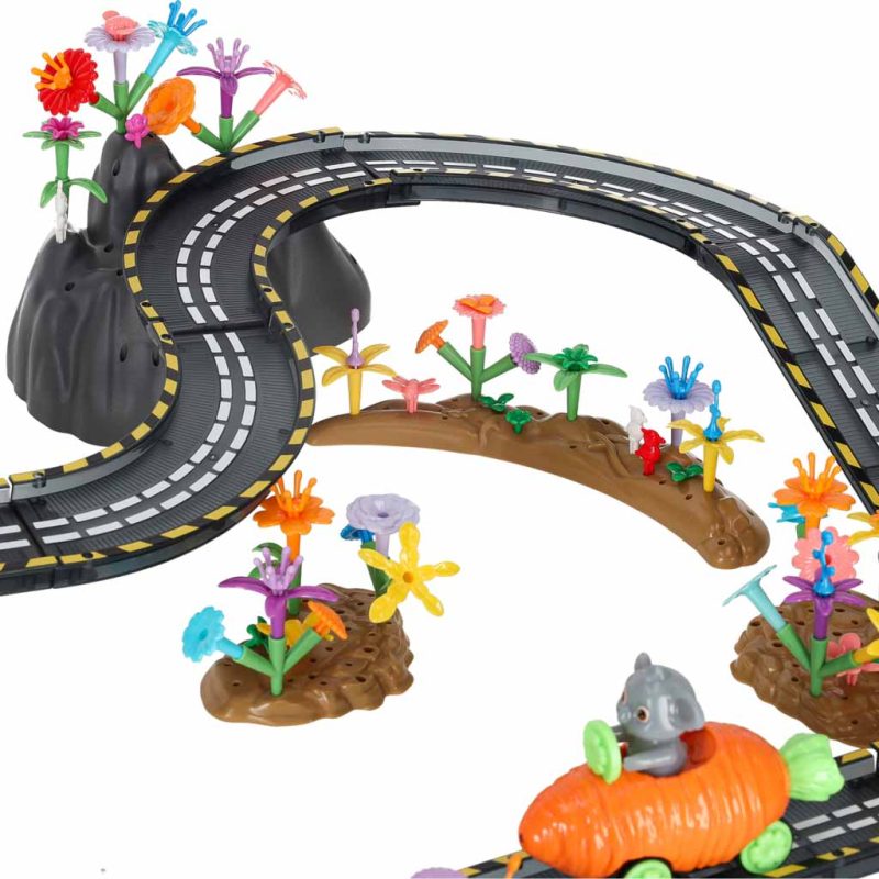 Magnetska trkaća staza za svjetleće automobile 2 vozila 310 elementa 5