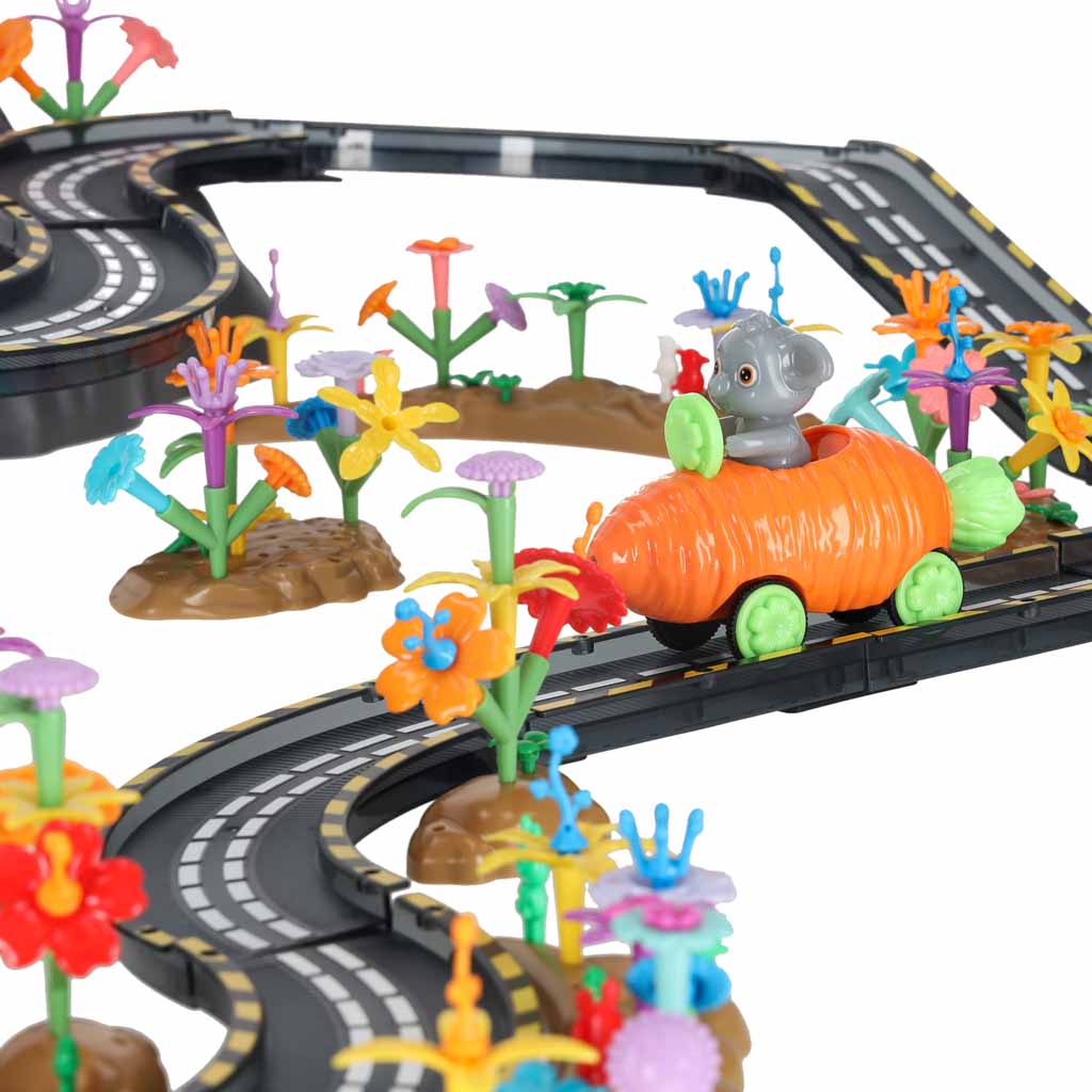 Magnetska trkaća staza za svjetleće automobile 2 vozila 310 elementa 4