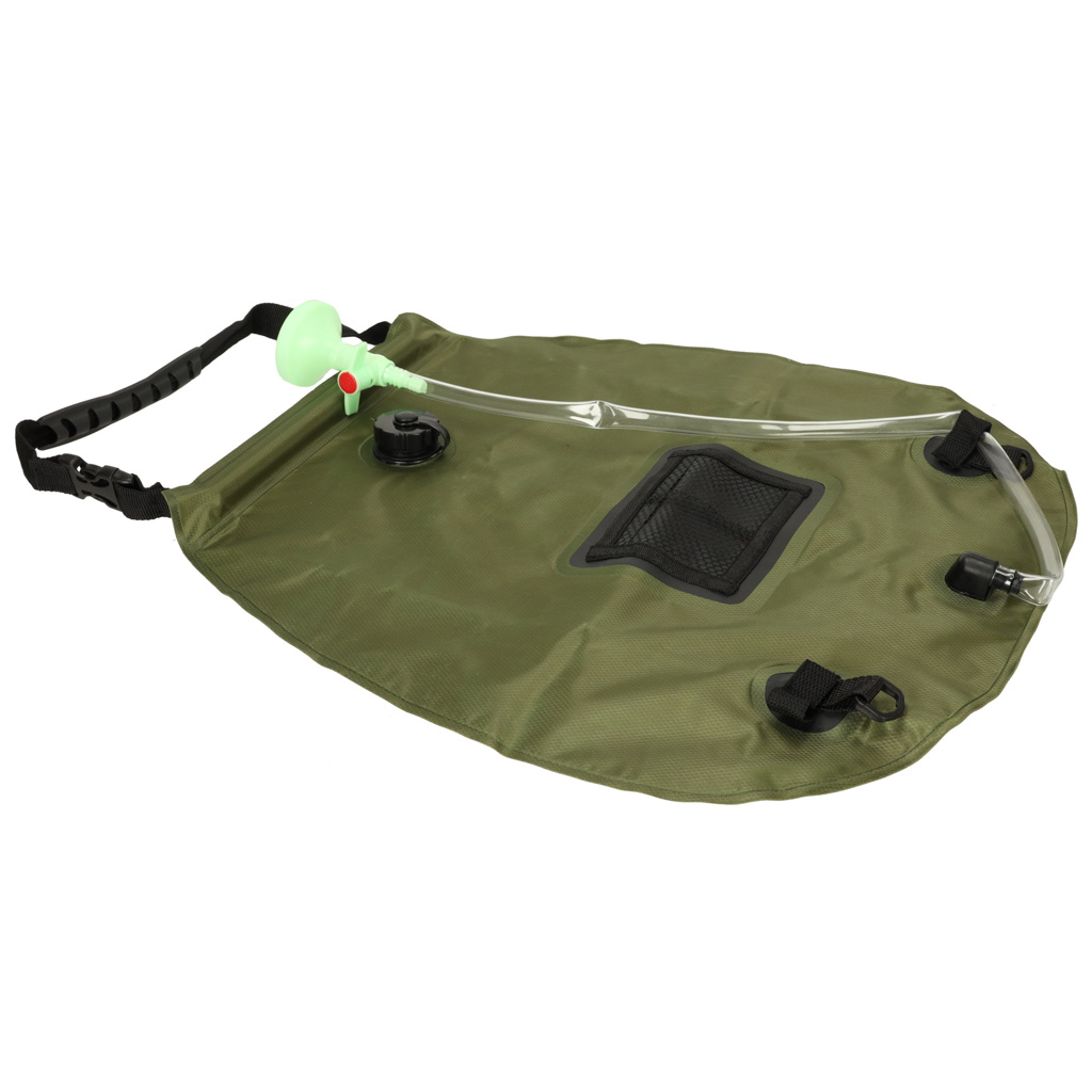 20L XXL solarni tuš za kampiranje i planinarenje s termometrom