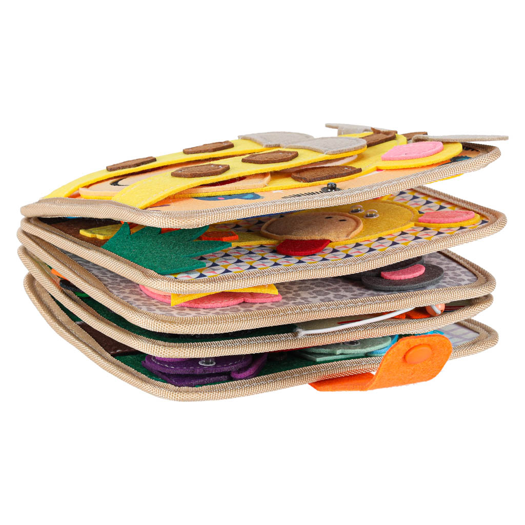 3D filcana edukativna knjižica sa žirafom 12