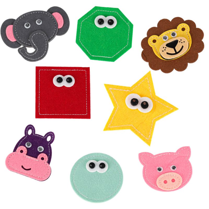 3D filcana edukativna knjižica sa žirafom 8