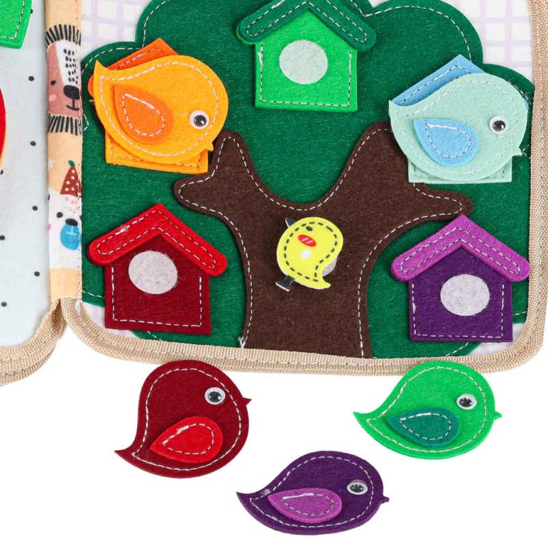 3D filcana edukativna knjižica sa žirafom 6