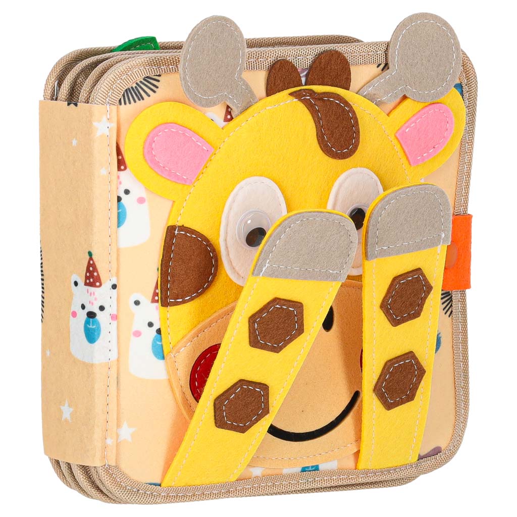 3D filcana edukativna knjižica sa žirafom