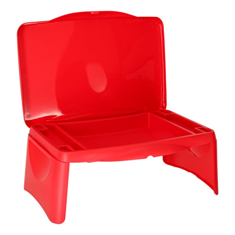 Dječji auto stolić s pretincem za pohranu crveni 4