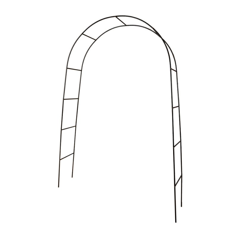 LUARO Metalni držač za luk za vrtnu pergolu za ruže, cvijeće, bršljan, puzavice 240 x 140 cm