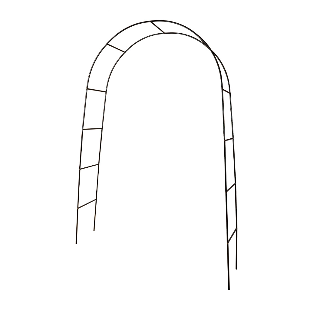 LUARO Metalni držač za luk za vrtnu pergolu za ruže, cvijeće, bršljan, puzavice 240 x 140 cm