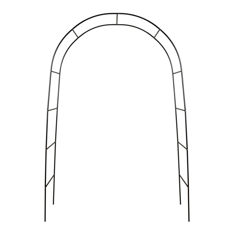 LUARO Metalni držač za luk za vrtnu pergolu za ruže, cvijeće, bršljan, puzavice 240 x 140 cm