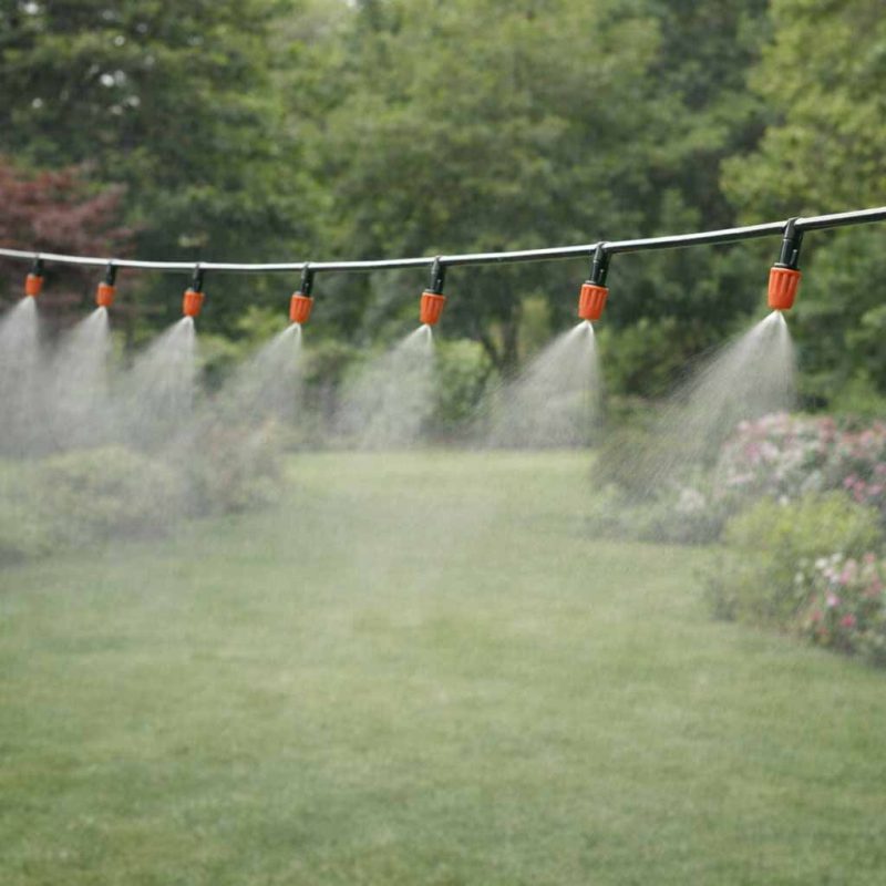 LUARO vrtni sustav za navodnjavanje s vodenom zavjesom i raspršivanjem 25 m