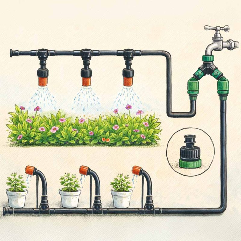 LUARO-Garden-sprinkler-water-curtain-mist-irrigation-system-25m-182947 LUARO vrtni sustav za navodnjavanje s vodenom zavjesom i raspršivanjem 25 m