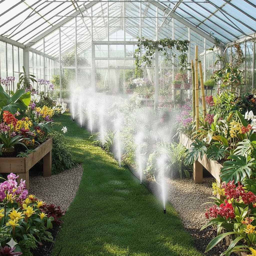 LUARO vrtni sustav za navodnjavanje s vodenom zavjesom i raspršivanjem 25 m