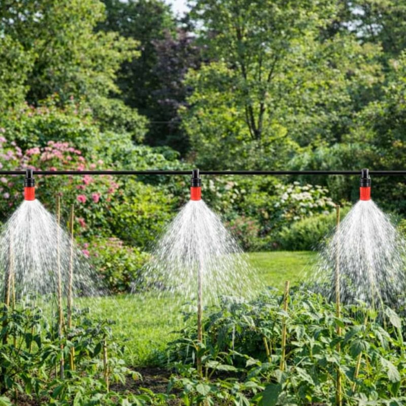LUARO vrtni sustav za navodnjavanje s vodenom zavjesom i raspršivanjem 25 m