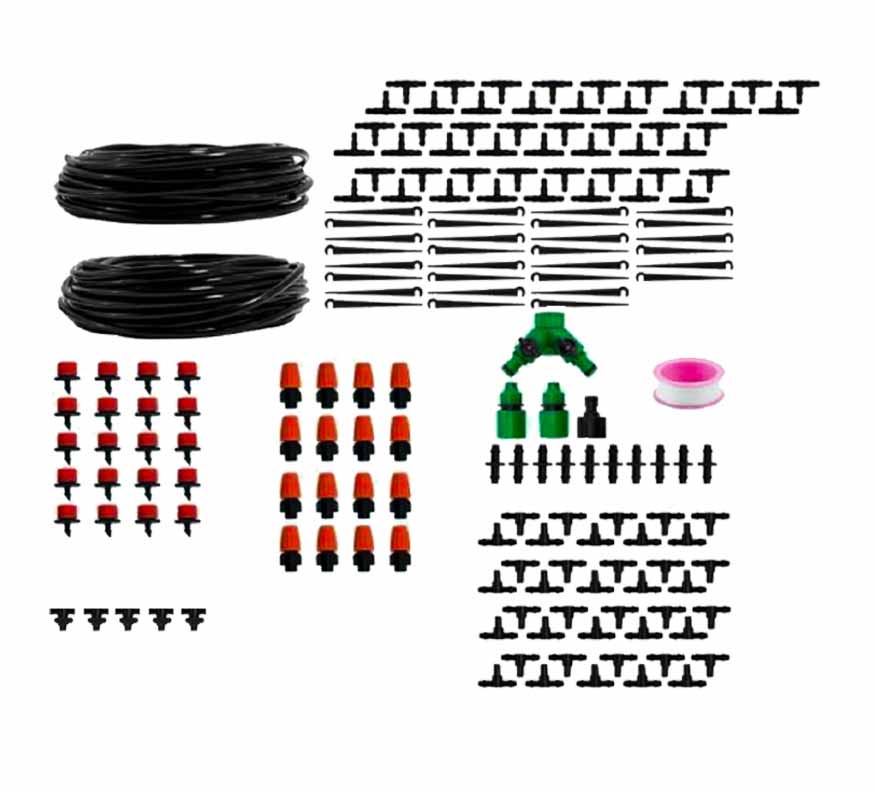 LUARO vrtni sustav za navodnjavanje s vodenom zavjesom i raspršivanjem 25 m