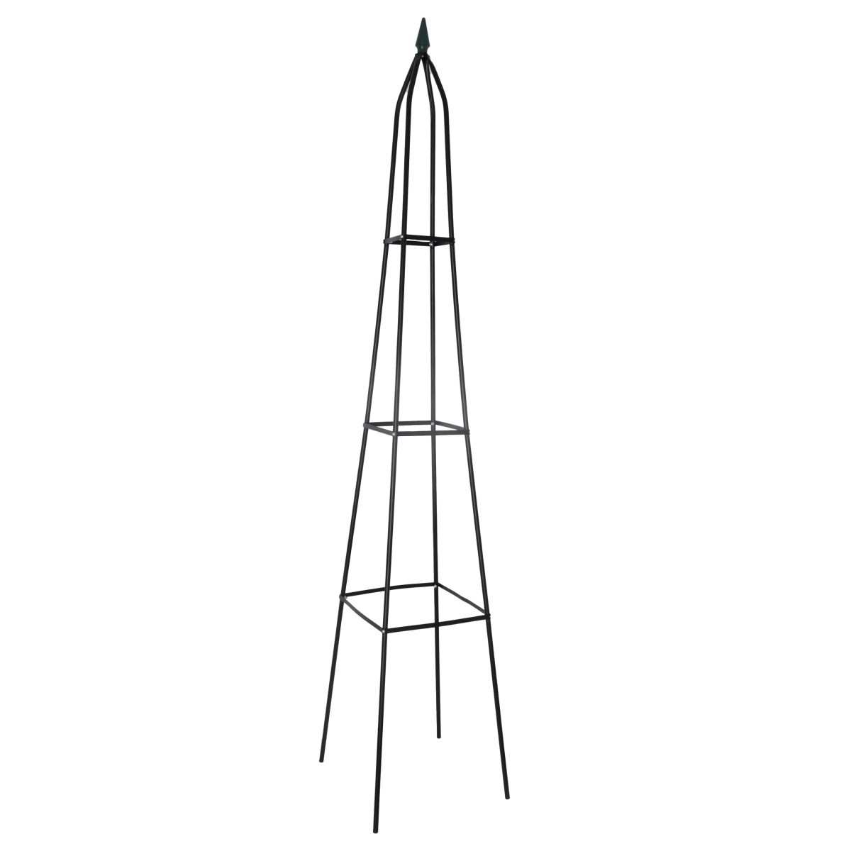 LUARO Vrtni nosač za pergolu za cvijeće, stalak za ruže penjačice, piramidalni metalni