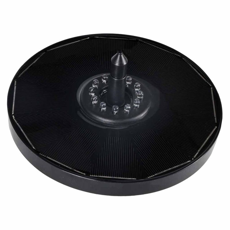 LUARO Solarna fontana za ribnjak, vrtna plutajuća pumpa, LED RGB 16 cm