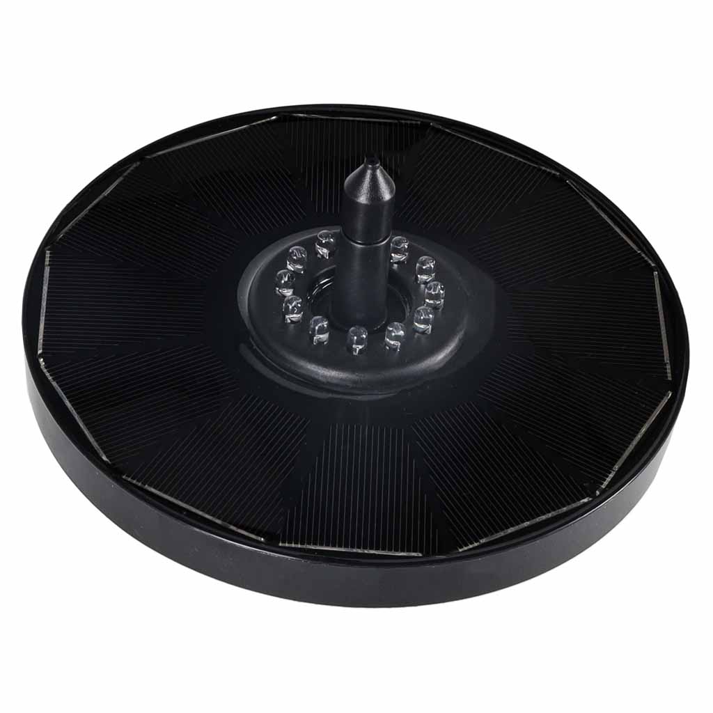 LUARO Solarna fontana za ribnjak, vrtna plutajuća pumpa, LED RGB 16 cm