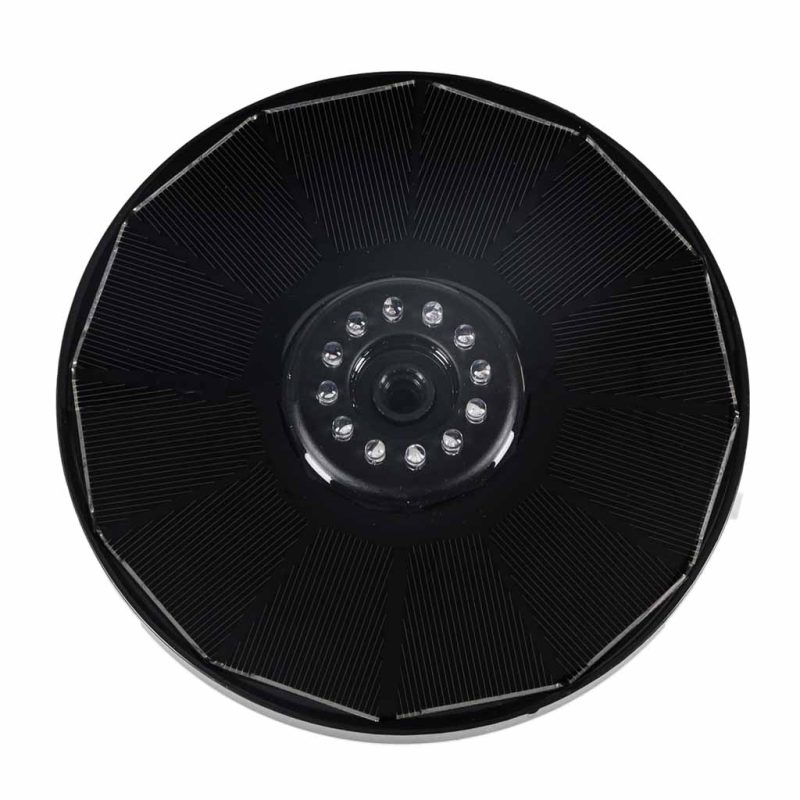 LUARO Solarna fontana za ribnjak, vrtna plutajuća pumpa, LED RGB 16 cm