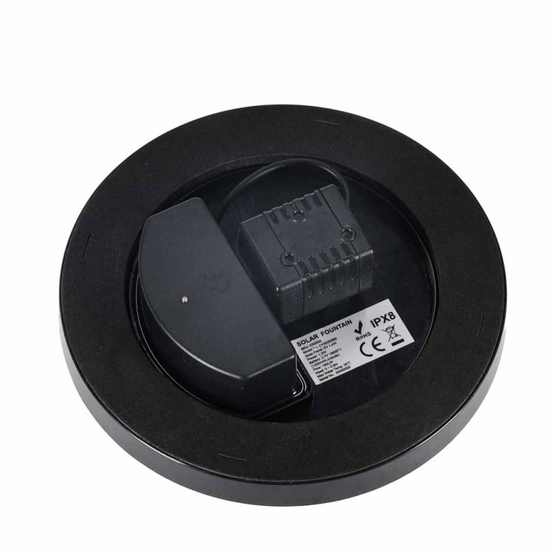 LUARO Solarna fontana za ribnjak, vrtna plutajuća pumpa, LED RGB 16 cm