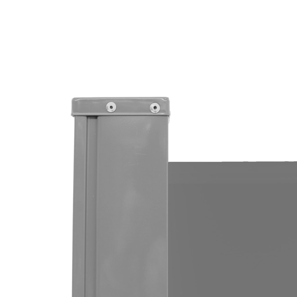 LUARO kutna bočna tenda za terasu, uvlačiva 180 x 600 cm, siva