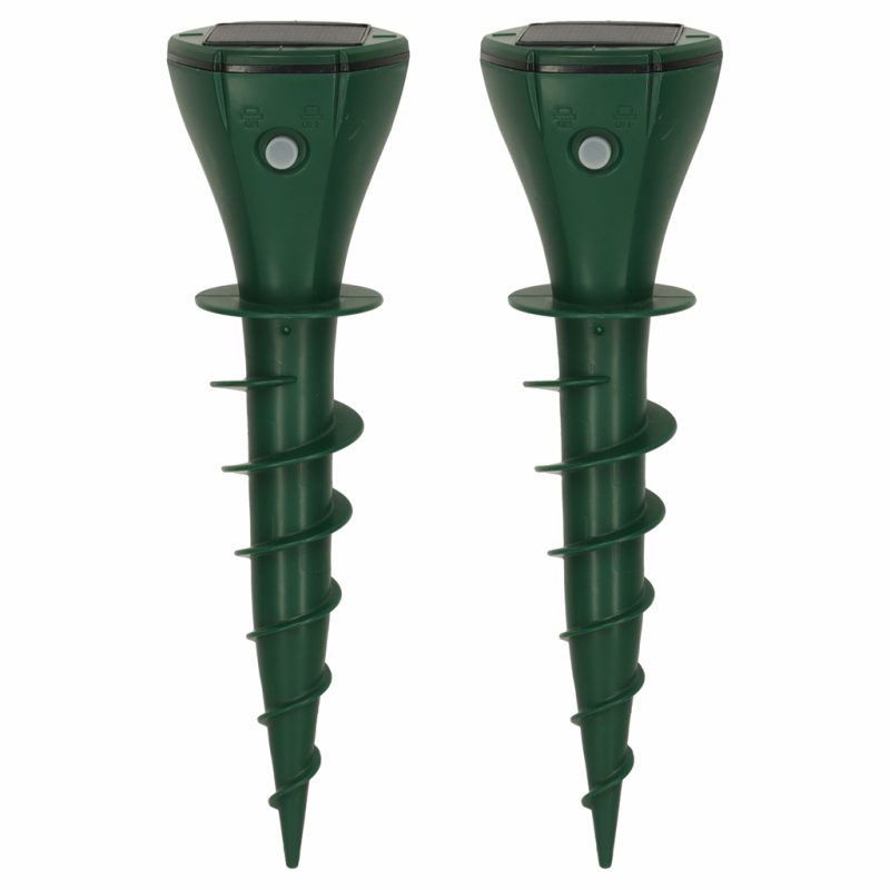 Solarna klopka za krtice i zmije protiv glodavaca, 2 kom.