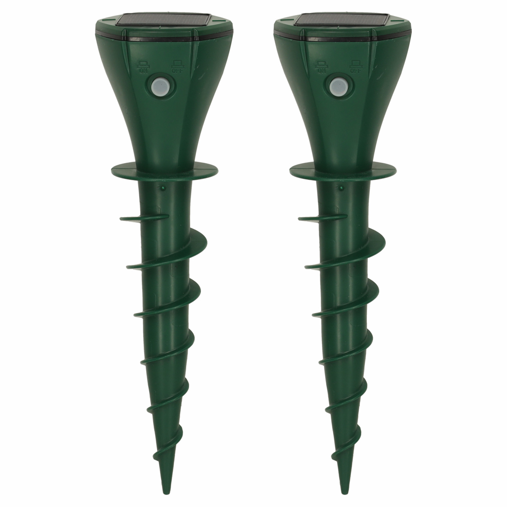 Solarna klopka za krtice i zmije protiv glodavaca, 2 kom.
