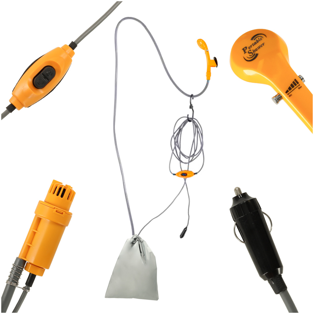 Putni tuš, prijenosni tuš za kampiranje