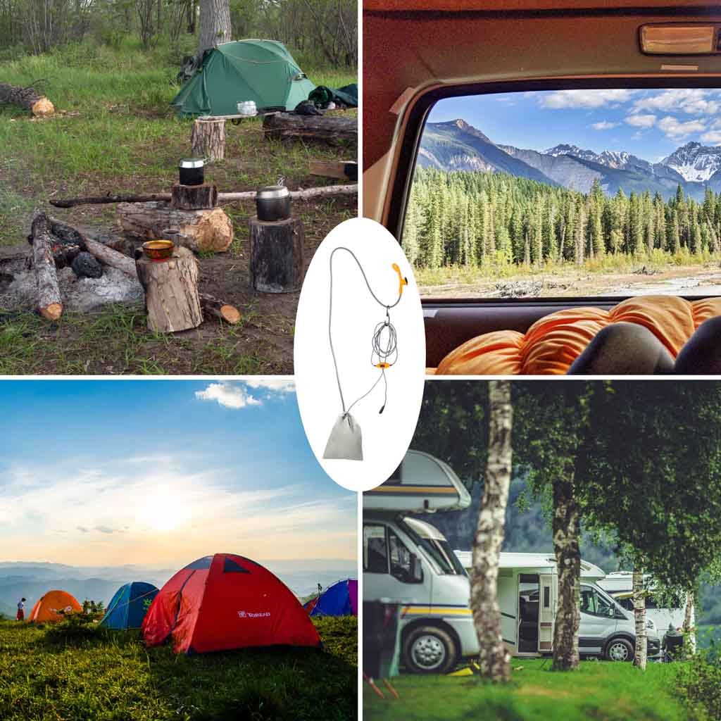 Putni tuš, prijenosni tuš za kampiranje