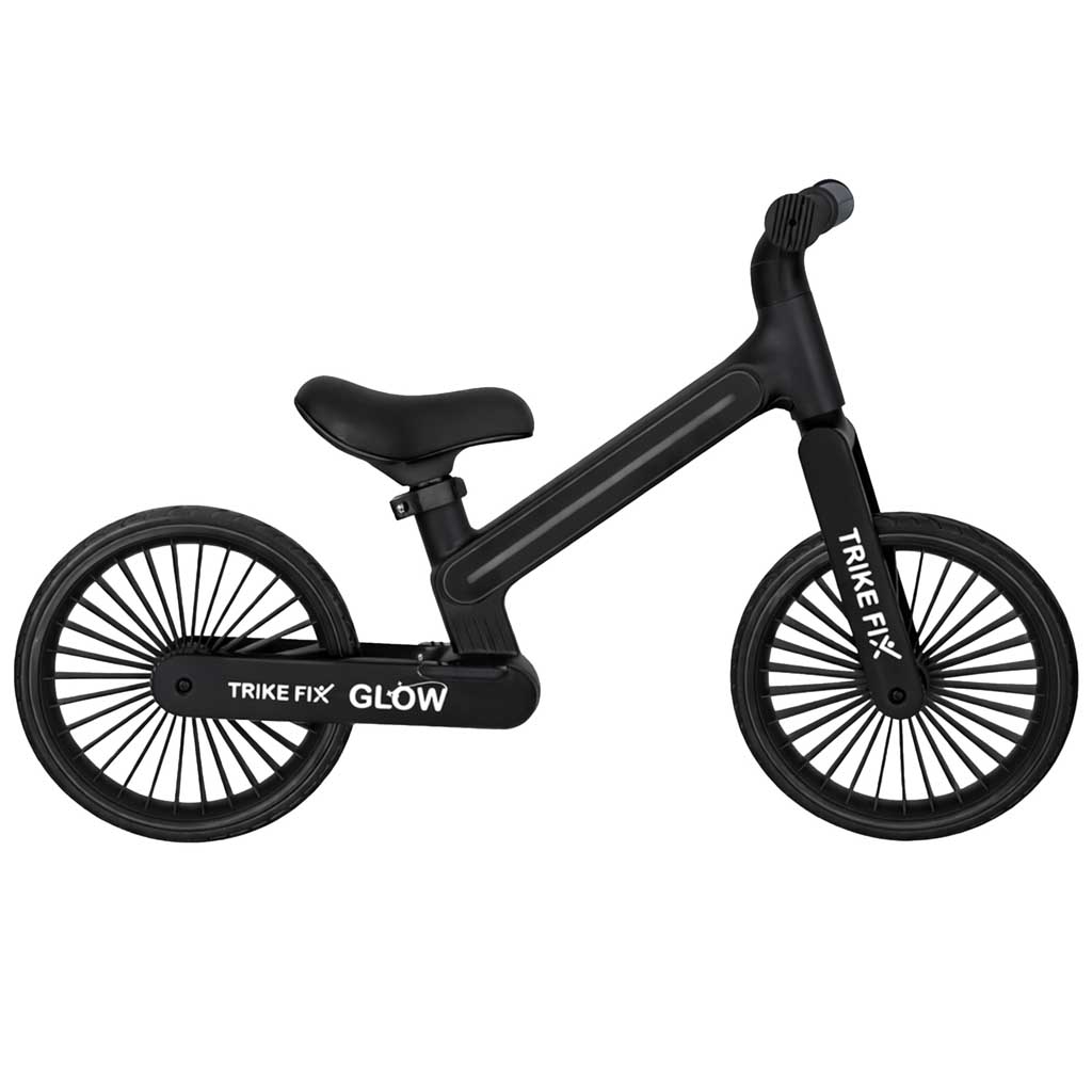 Trike Fix Glow balans bicikl LED crni