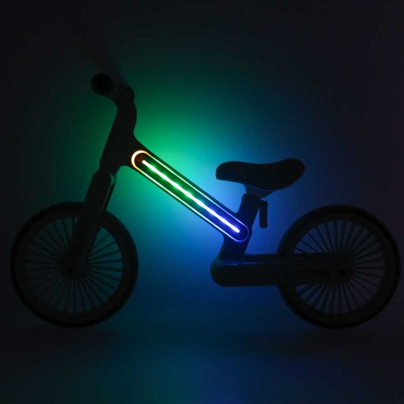Trike Fix Glow balans bicikl LED crni