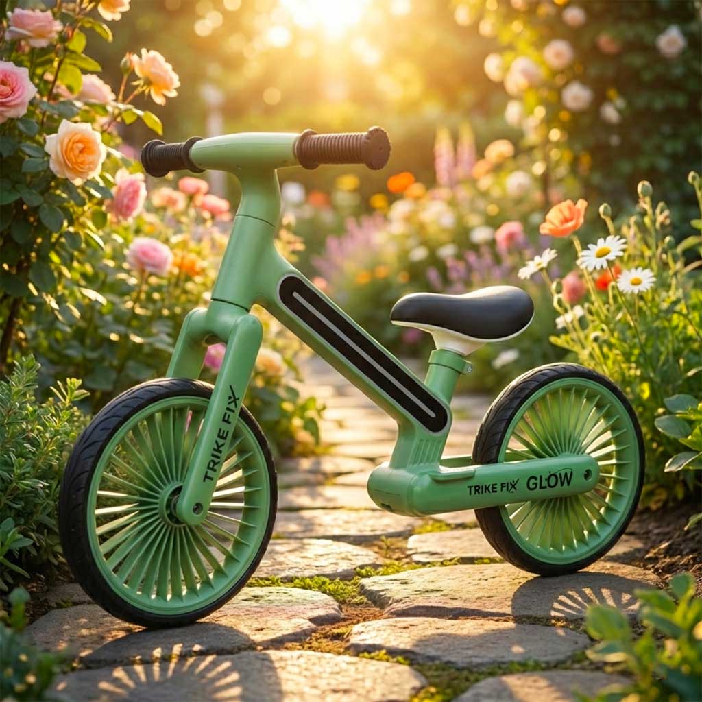 Trike Fix Glow balans bicikl LED zeleni