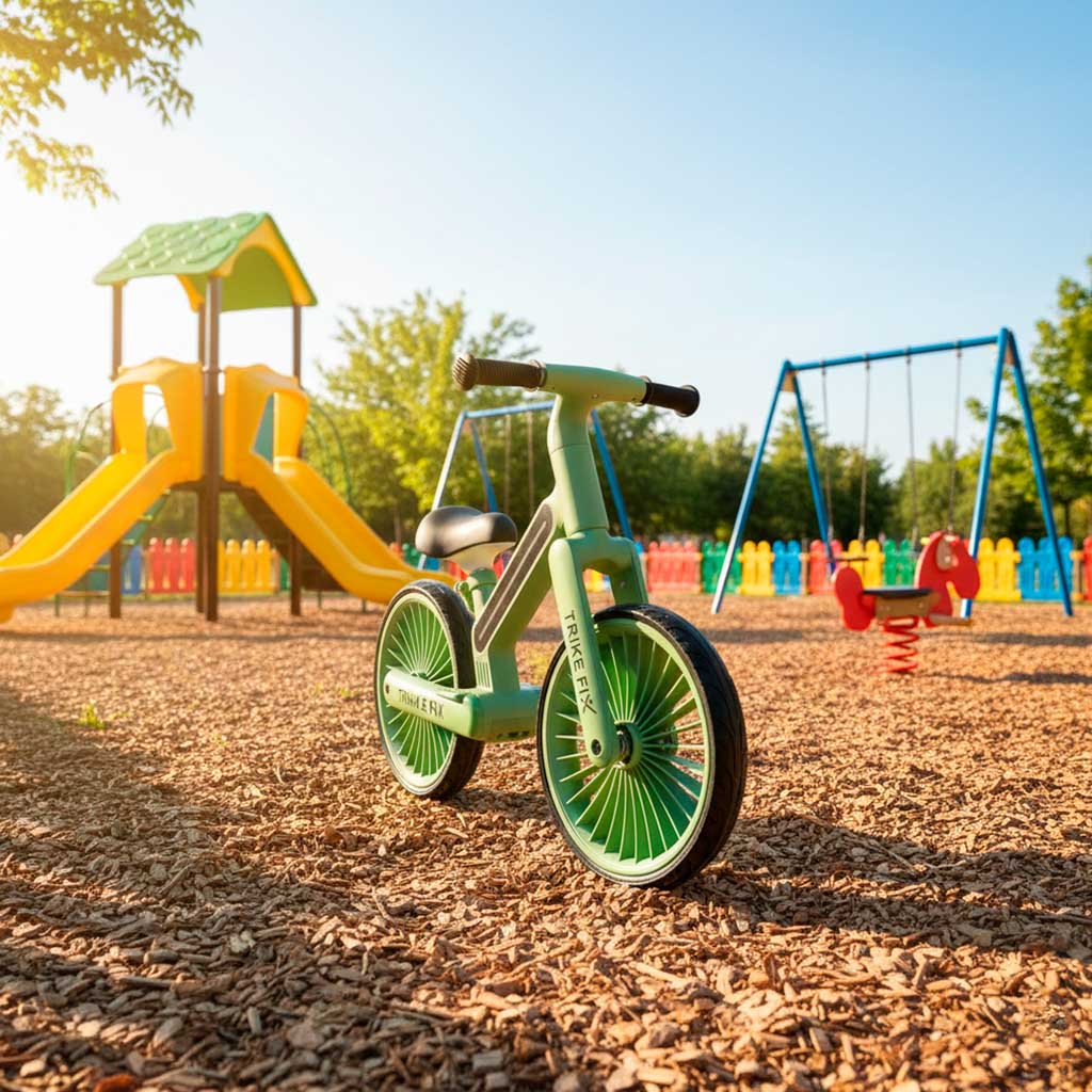 Trike Fix Glow balans bicikl LED zeleni