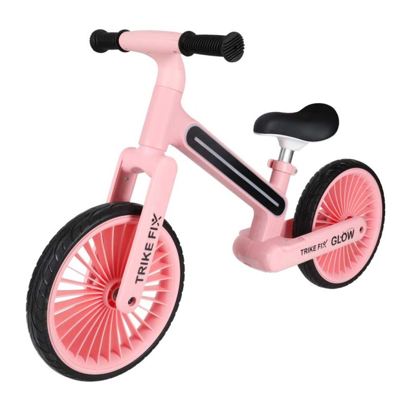 Trike Fix Glow balans bicikl LED roza