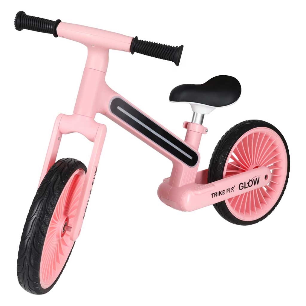 Trike Fix Glow balans bicikl LED roza