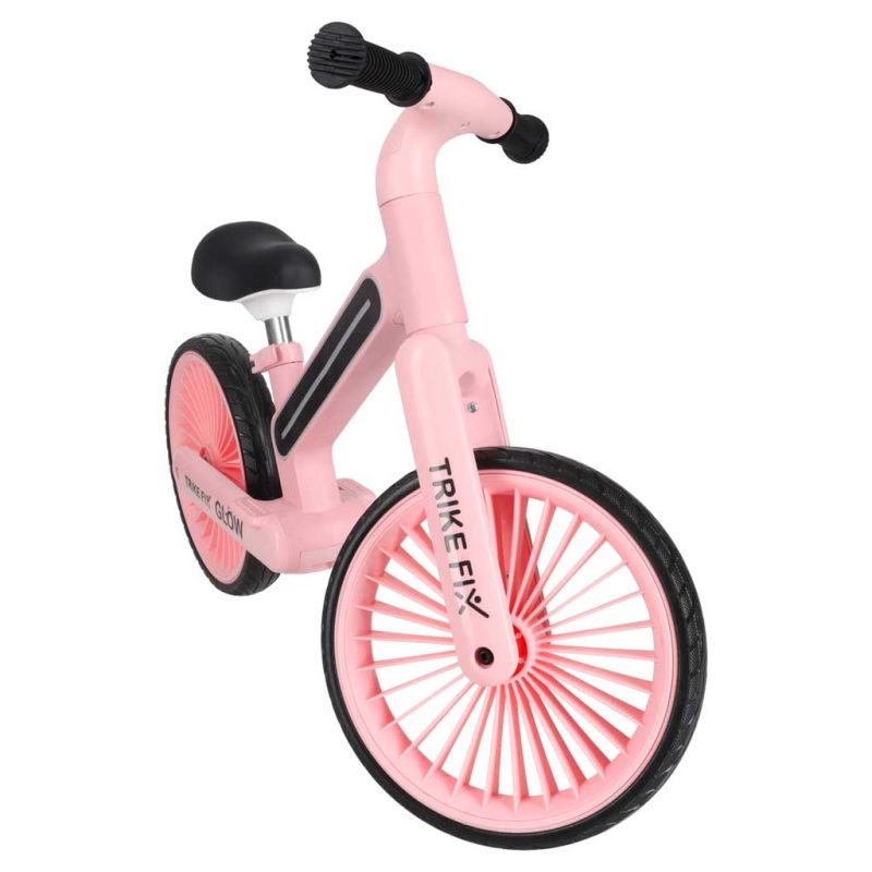 Trike Fix Glow balans bicikl LED roza