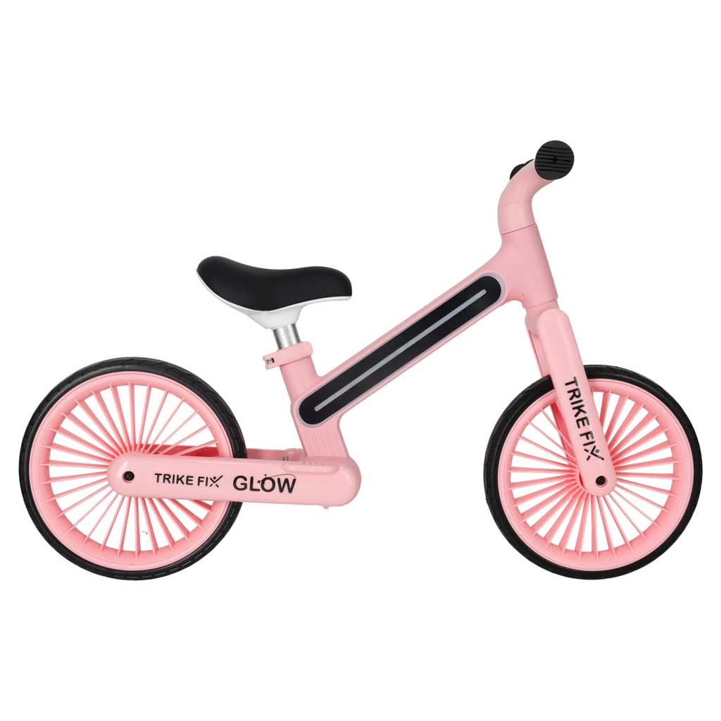 Trike Fix Glow balans bicikl LED roza
