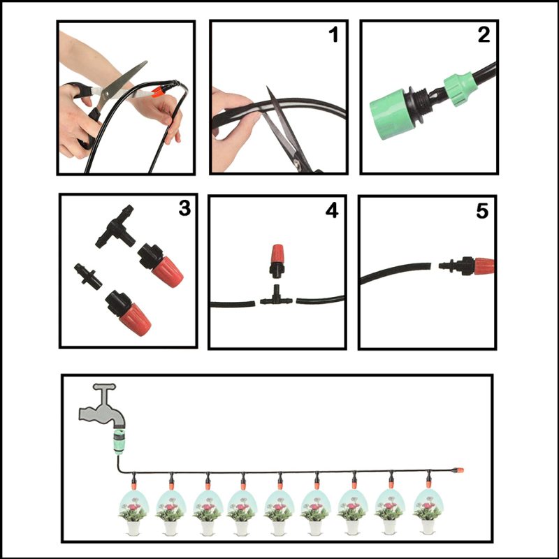 Vrtna prskalica s vodenom zavjesom 15 m