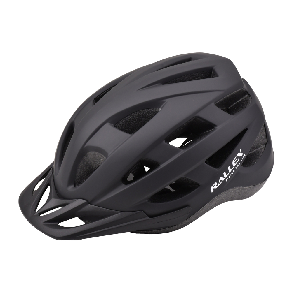 RALLEX biciklistička kaciga, podesiva, crna, M 54-58 cm
