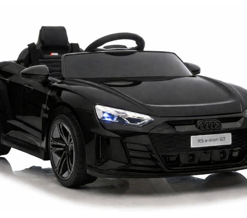 Automobil na akumulator Audi E-Tron crni GT QLS-6888