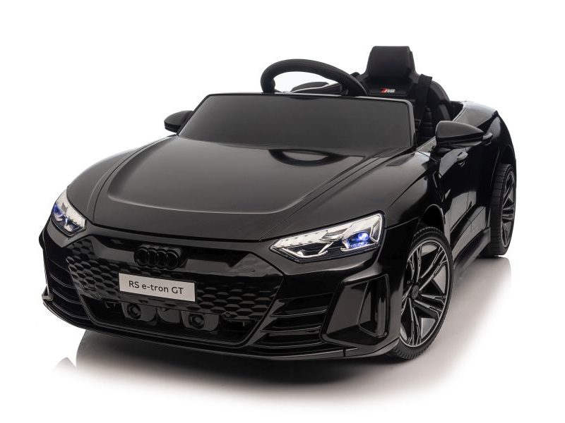 Automobil na akumulator Audi E-Tron crni GT QLS-6888