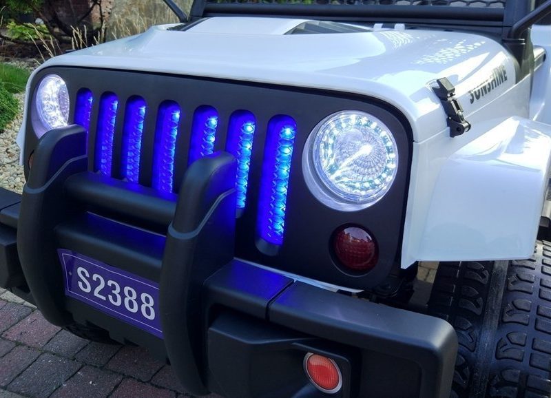 Automobil na akumulator S2388 Jeep bijeli 4x45W