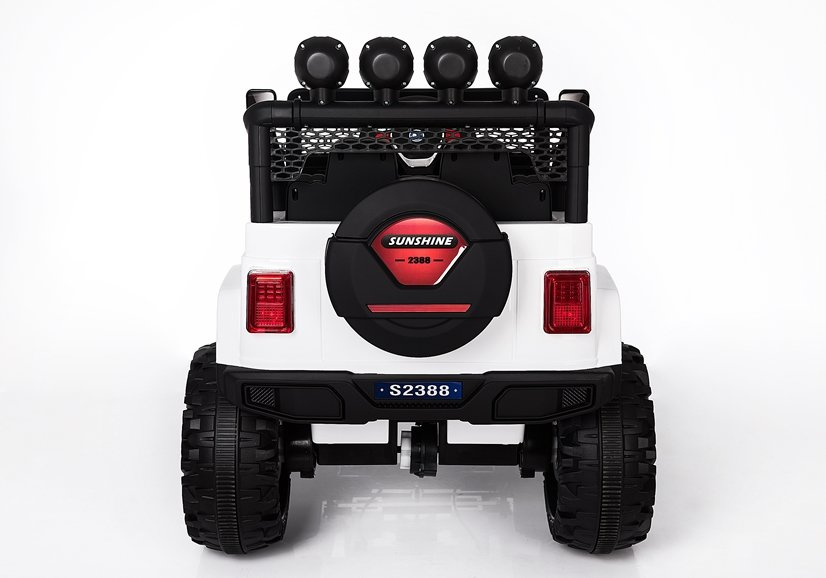 Automobil na akumulator S2388 Jeep bijeli 4x45W