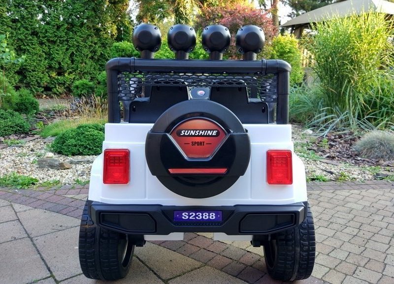 Automobil na akumulator S2388 Jeep bijeli 4x45W