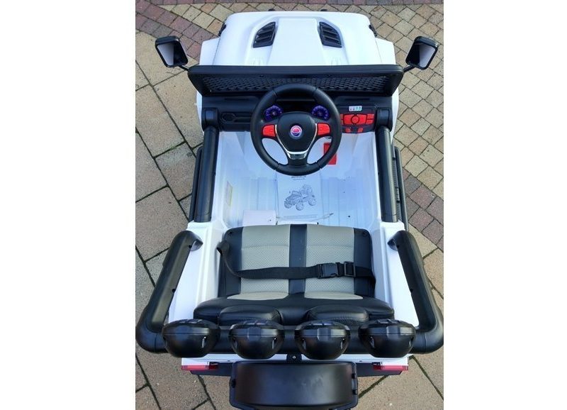 Automobil na akumulator S2388 Jeep bijeli 4x45W