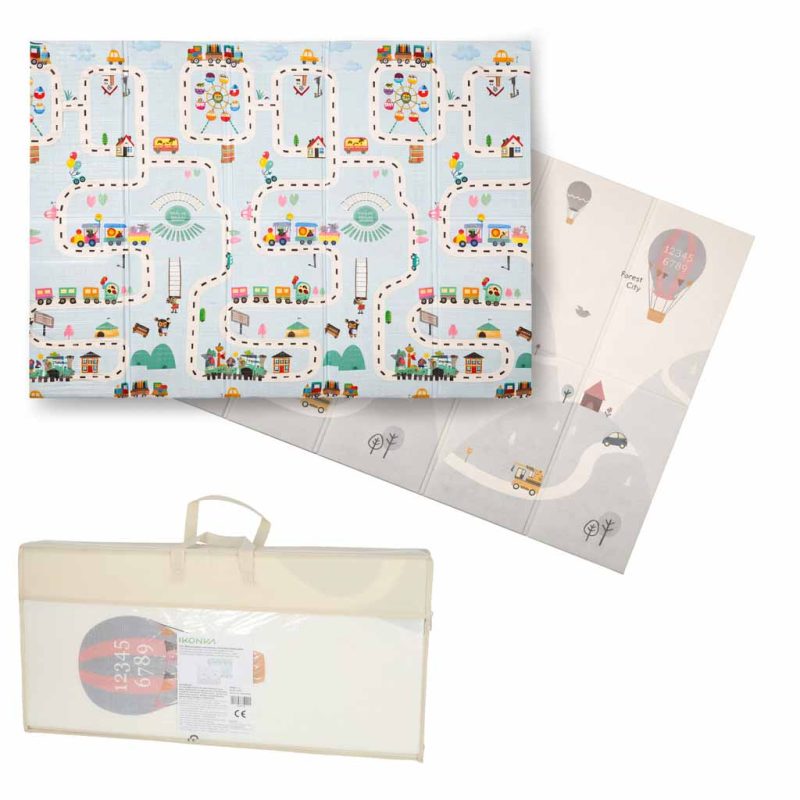 Edukativna dvostrana sklopiva pjenasta podloga 150×200 baloni/ce