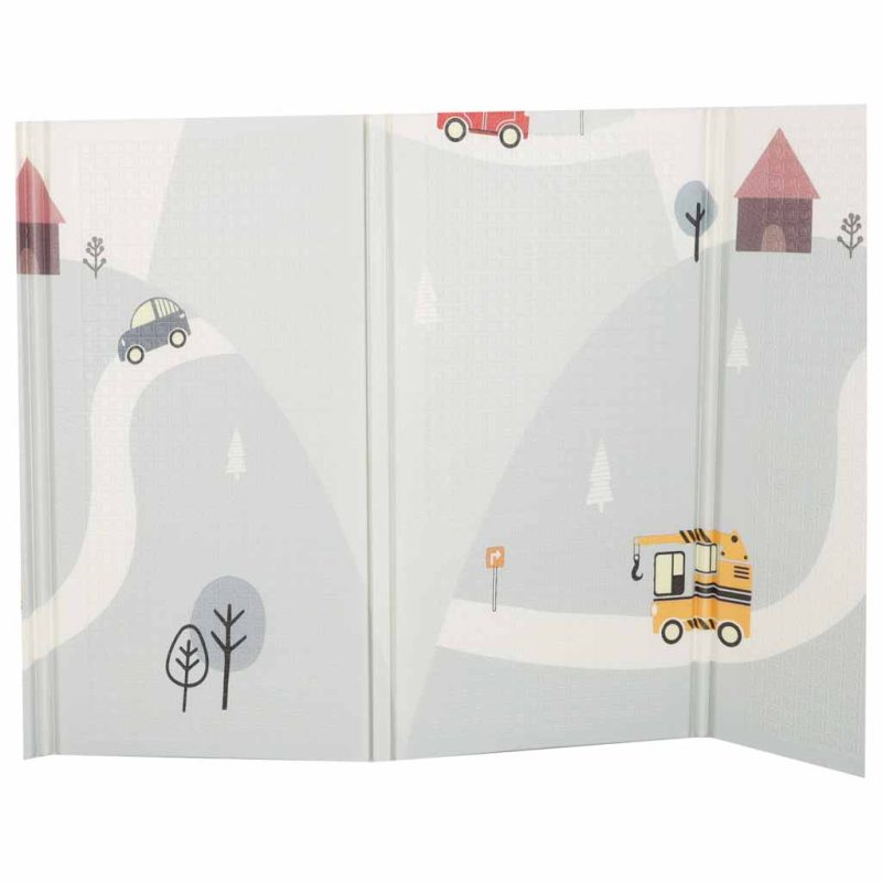 Edukativna dvostrana sklopiva pjenasta podloga 150×200 baloni/cesta